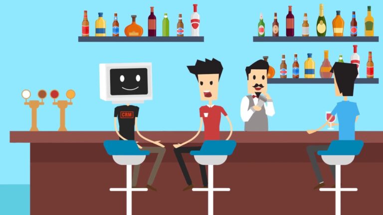 What Happens When A Sales Rep Takes His CRM Out For A Drink.