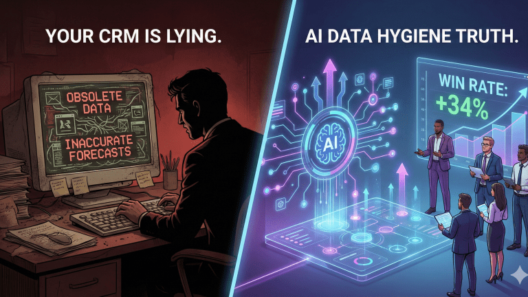 Your CRM Is Lying to You: How AI-Powered Data Hygiene Transformed a 75-Person Sales Org’s Win Rate by 34%?