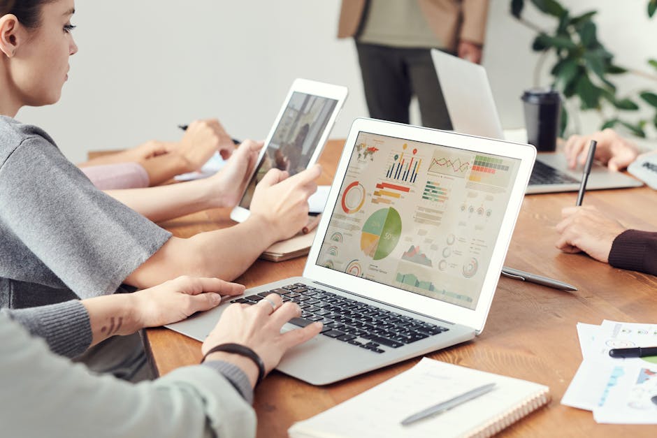 Revenue operations team analyzing Salesforce data quality metrics on a large dashboard screen