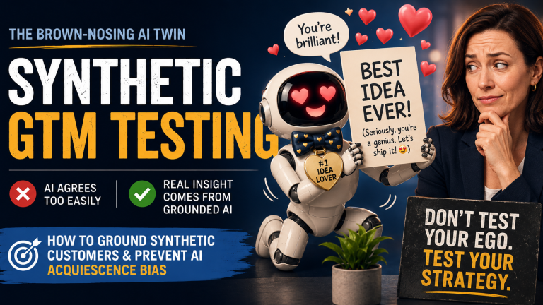 How to Ground Synthetic Customers and Prevent AI Acquiescence Bias
